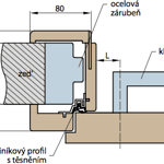 Obloženie kovovej zárubne