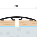 Prechodový profil samolepiaci 60x6,5 (270cm)